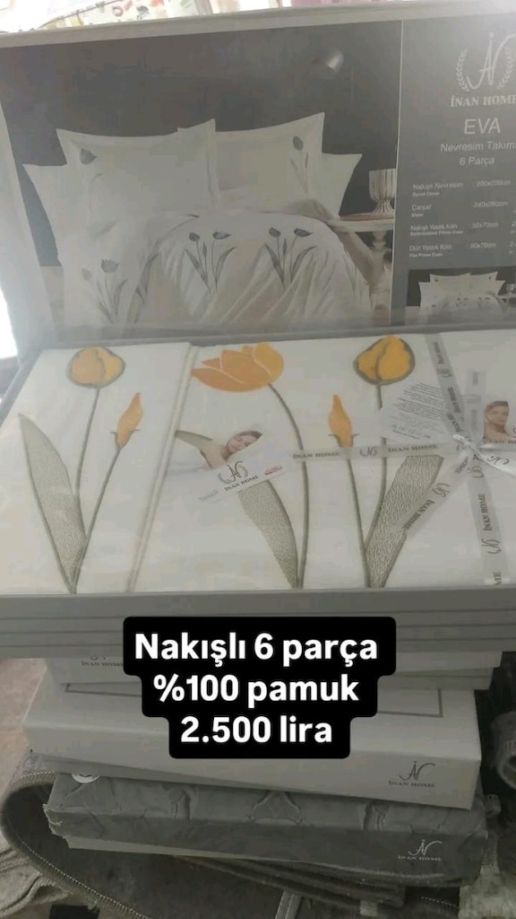 Nevresim Takımı Nakışlı - 4