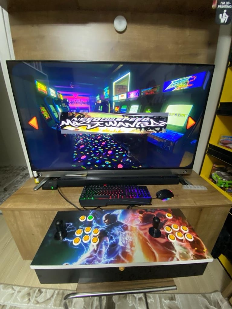 Arcade Stick Tv Oyun Konsolu Ev Tipi Pandora Box Retro ÖZEL YAPIM - 3