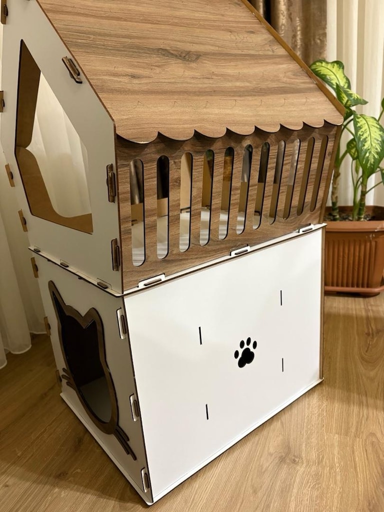 İKİ KATLI KEDİ EVİ - 6