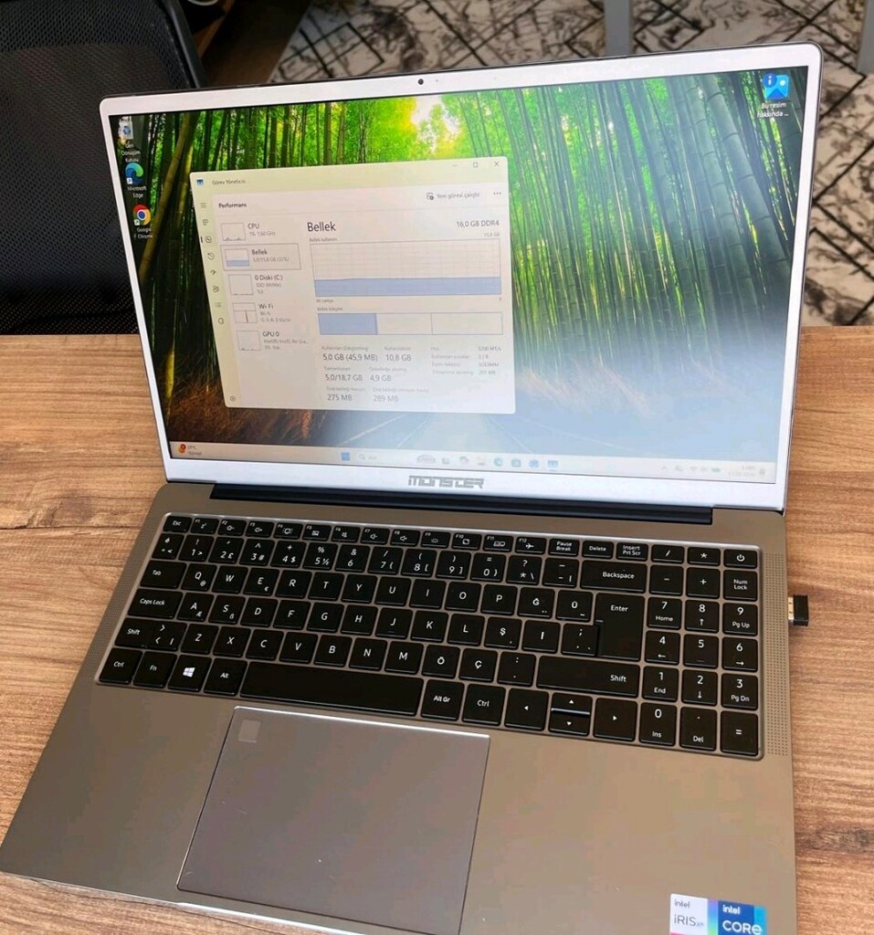 Monster i7 laptop sıfır ayarında - 3