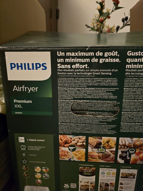 Philips Airfryer Premium XXL Fritoz 2 kez kullanildi Kutusunda