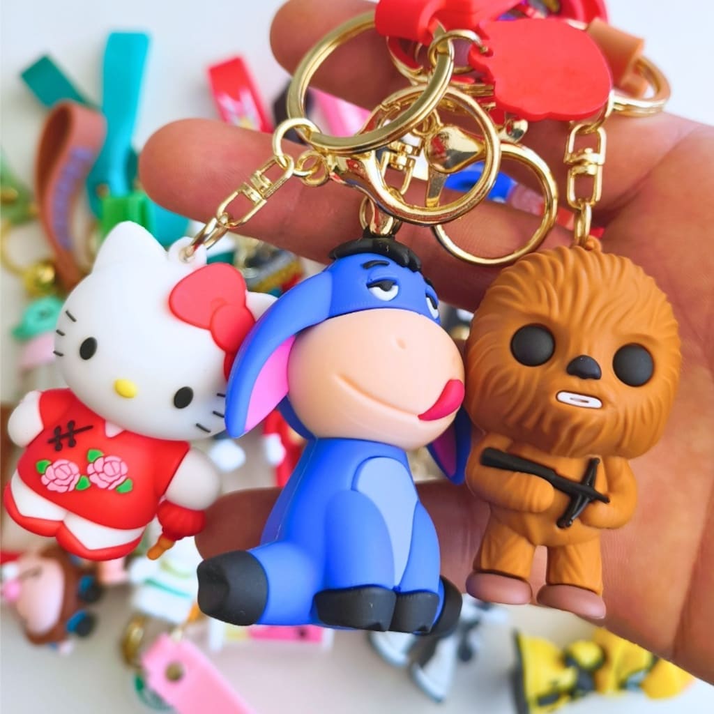 Büyük Boy Lüks Maskot Anahtarlık Paketi ( 20 Adet ) - 2