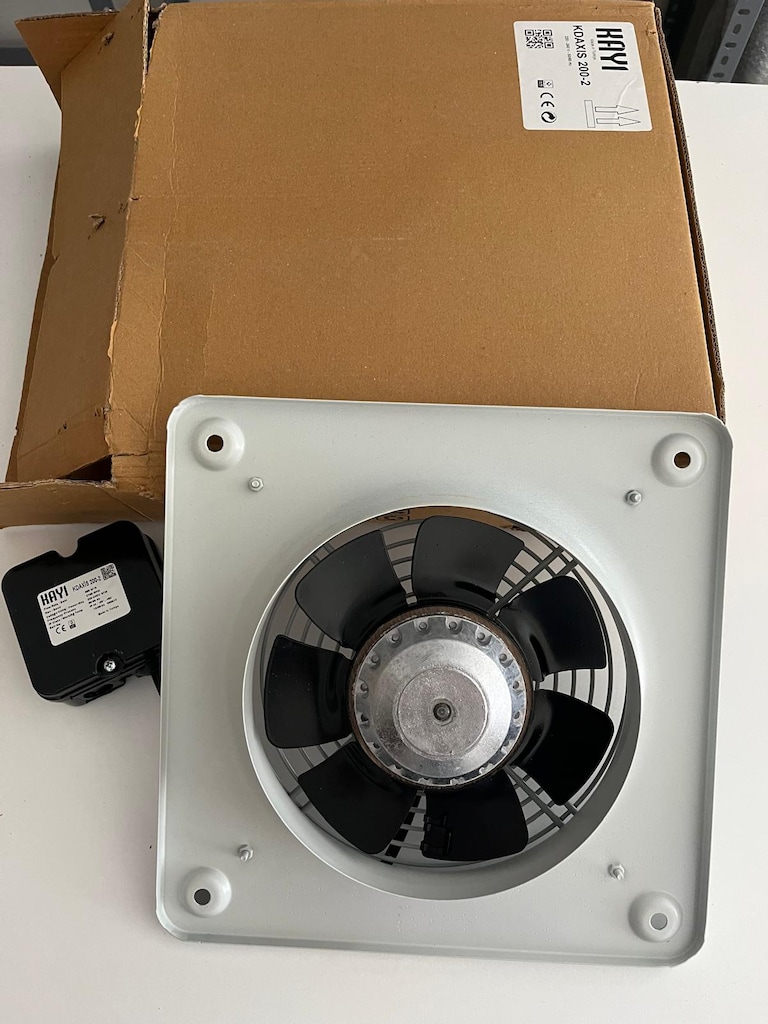 KAYITES KDAXİS AKSİYEL FANLAR ve KHA 2,5 Hz Hız Kontrol Anahtarı - 2