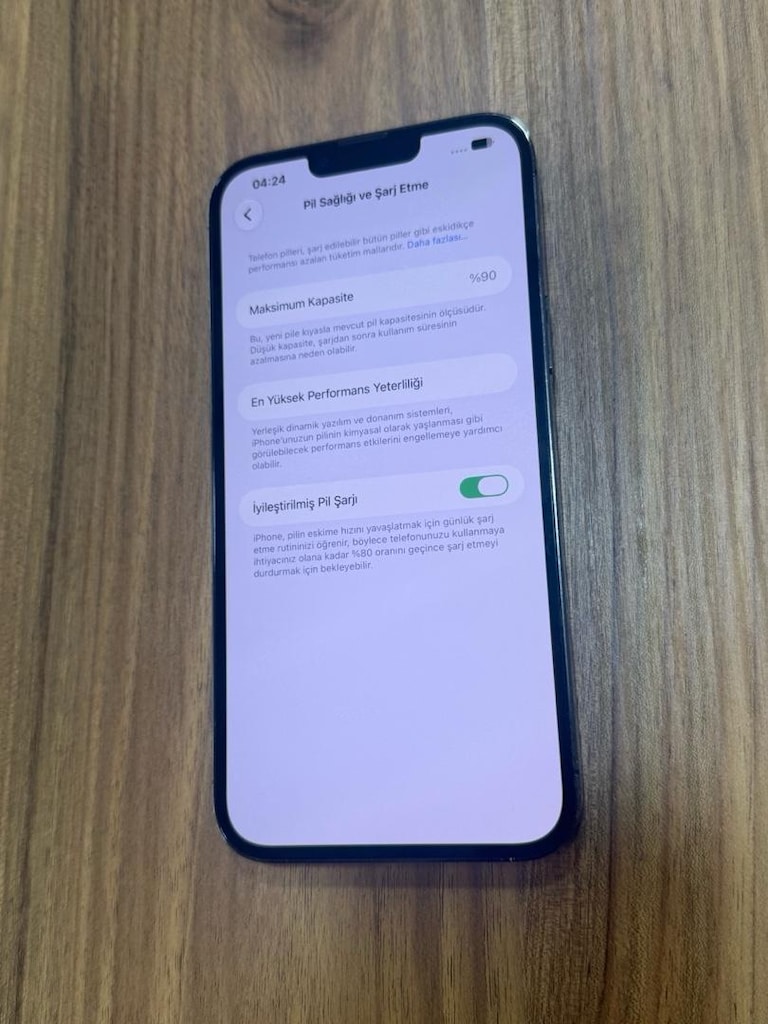 İHONE 13 PRO MAX 128 GB YURTİÇİ PİL 90 FATURALI DEĞİŞENSİZ - 10
