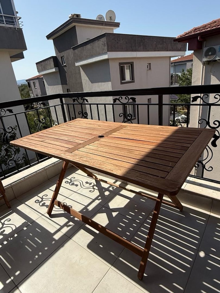 Akasya Ahşap Bahçe/Balkon Masa Takımı 4 Sandalyeli - 5