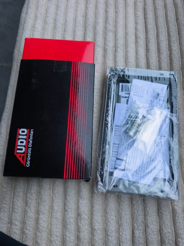 AUDİO zil buton basic hoparlörlü 2 li çift sıra - 4
