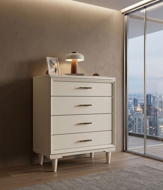 Sıfır , %100 MDF , Çamaşırlık / Şifonyer / 4 çekmeceli şifonyer