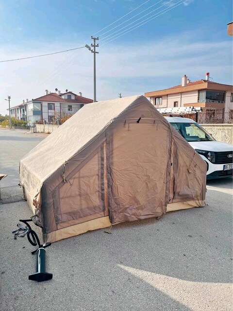 6 Kişilik 4 Mevsim Şişme Kamp Çadırı