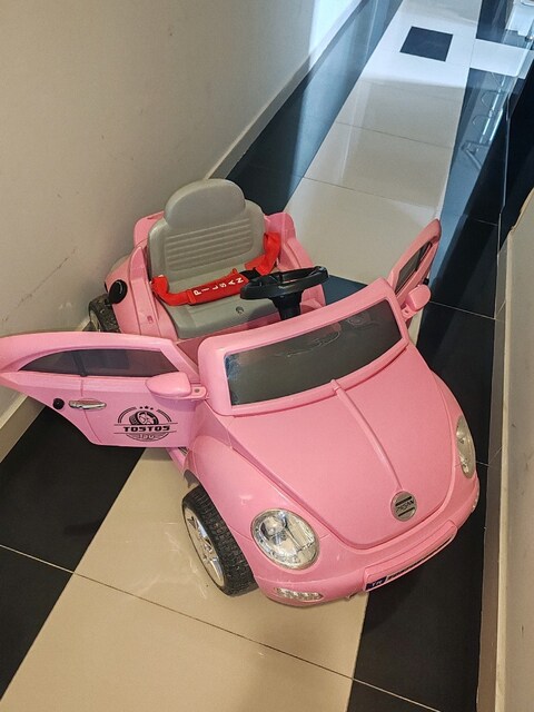 Pilsan Tostos Akülü Araba (Pembe)