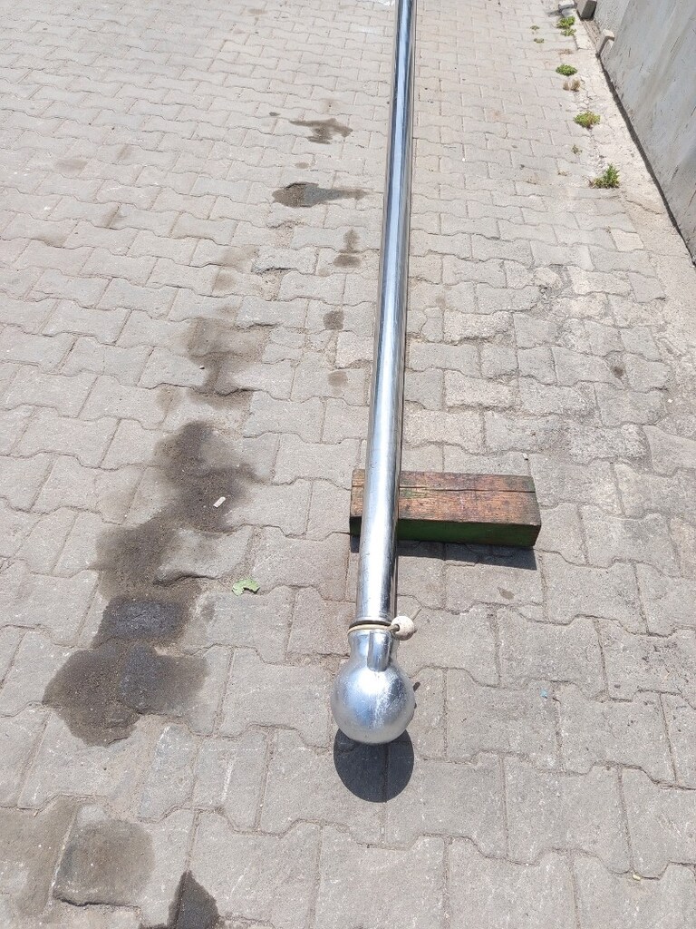 Bayrak Direği 7 Metre Krom Paslanmaz - 11