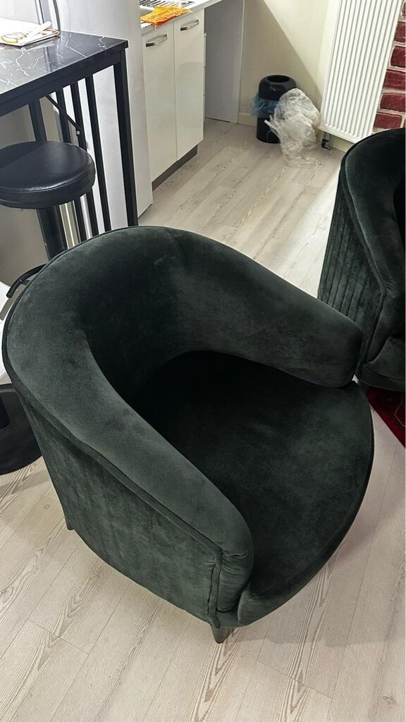 2 li yeşil berjer takım - 3