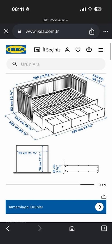 ikea hemnes gri - 3