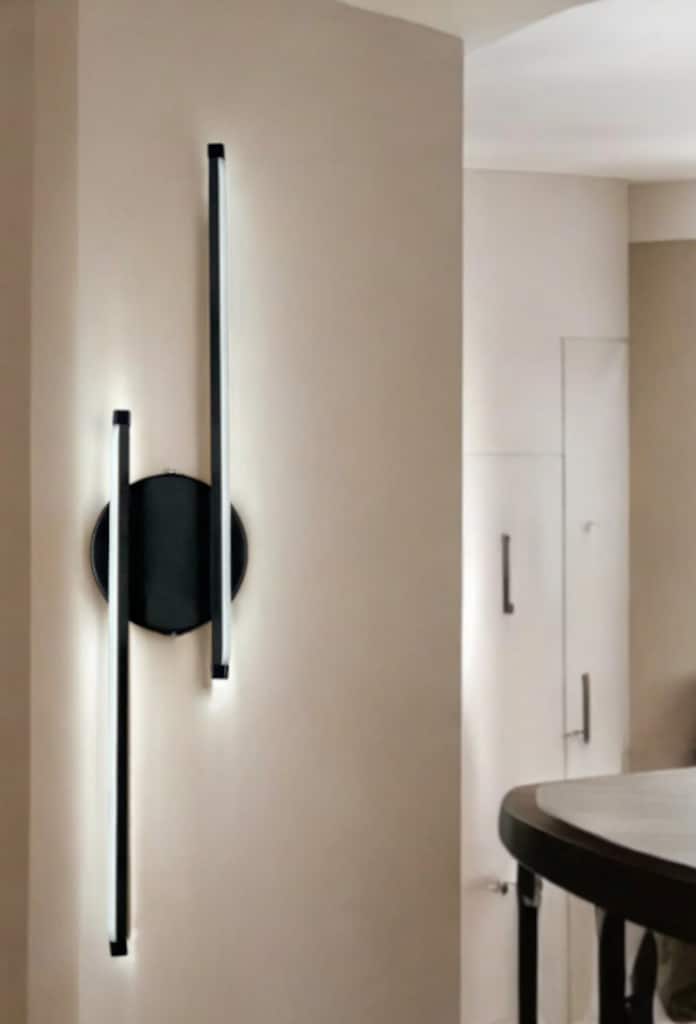 SİYAH APLİK,DUVAR APLİK,LED APLİK,LED DUVAR APLİK,SİYAH DUVAR APLİK - 3