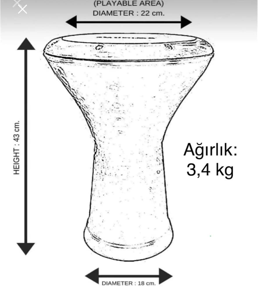 22 cm Darbuka - 2