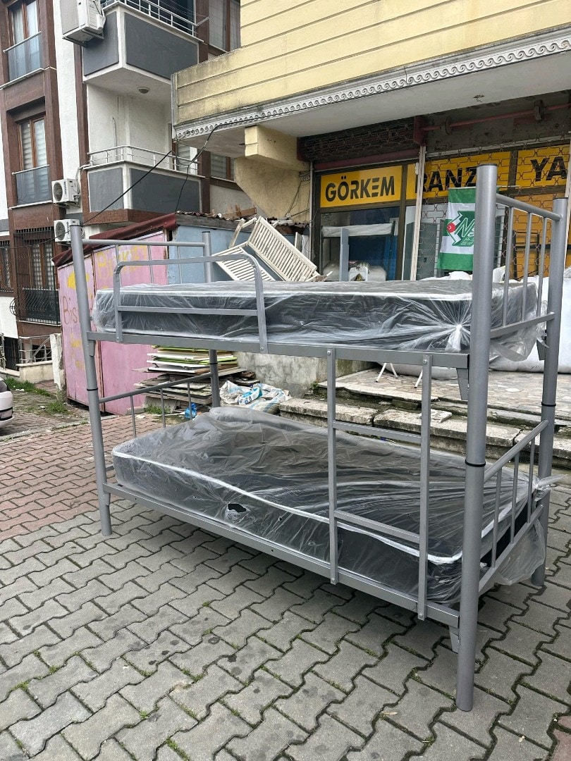 İKİ KATLI AYRILABİLİR GRI RANZA TÜM İSTANBUL UCRETSİZ TESLİMAT - 9