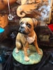 Goebel Saphir Damgalı El Boyama Boxer Köpek Heykeli Biblo - 2