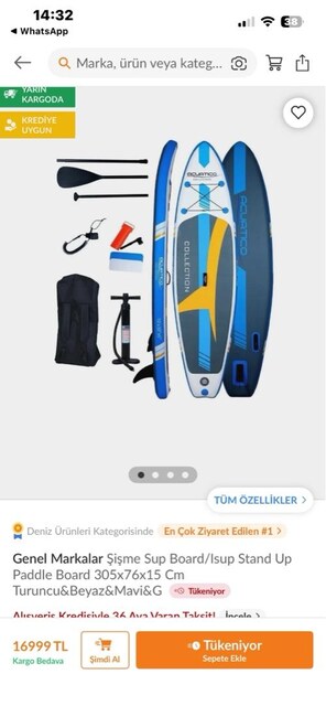 Paddle Board Temiz