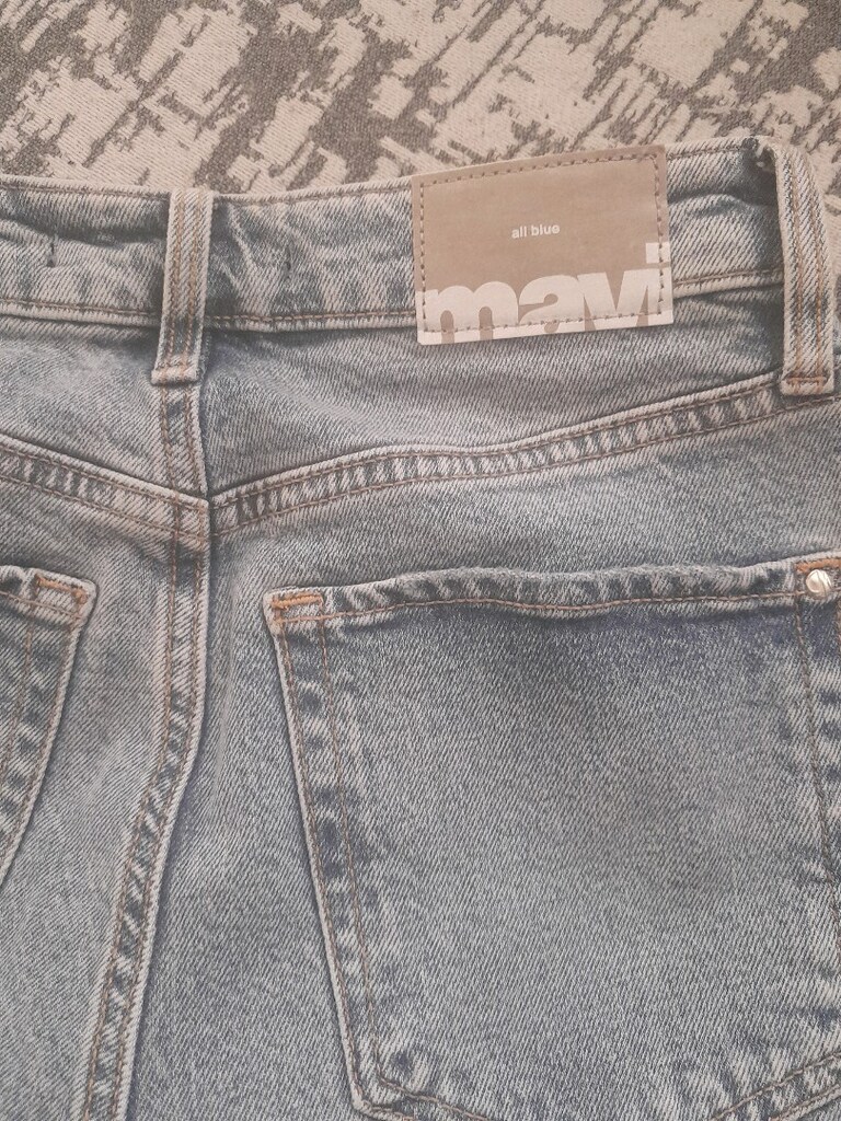 mavi kot pantalon - 5