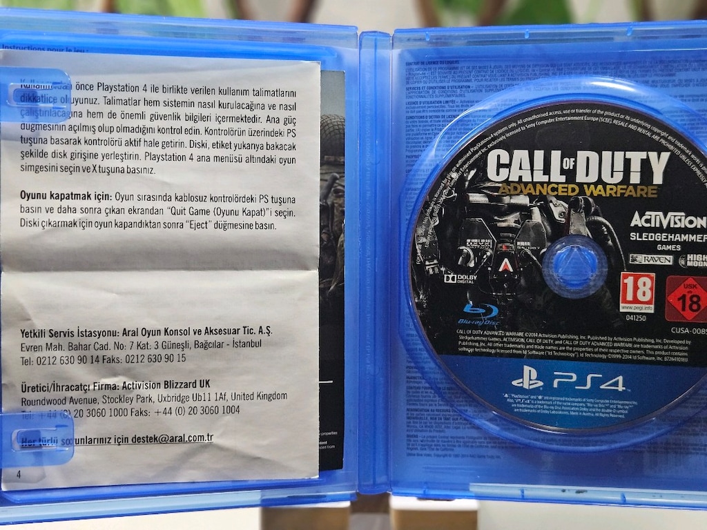 CALL OF DUTY ADVANCED WARFARE PS4/PS5 OYUN - 3