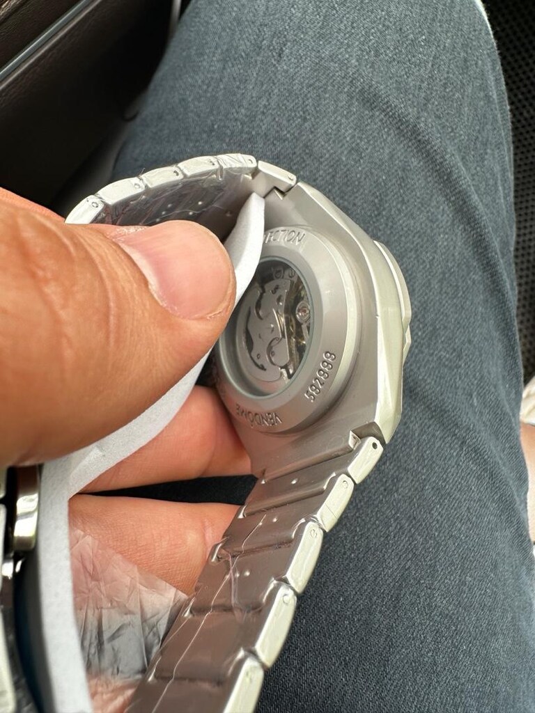 Saat otomatik hublot kahve kadran - 2