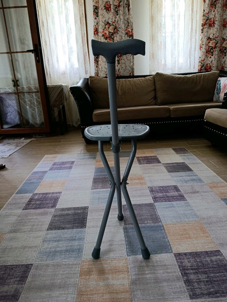 Oturaklı baston tabure - 5