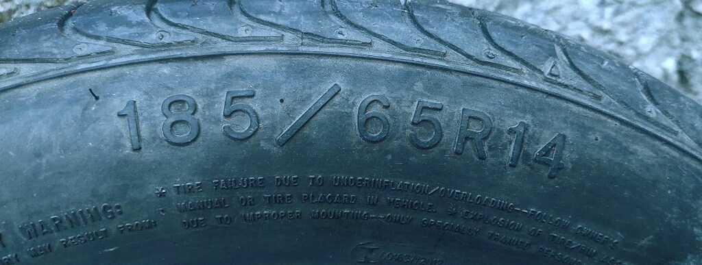 185/65/14 - 2