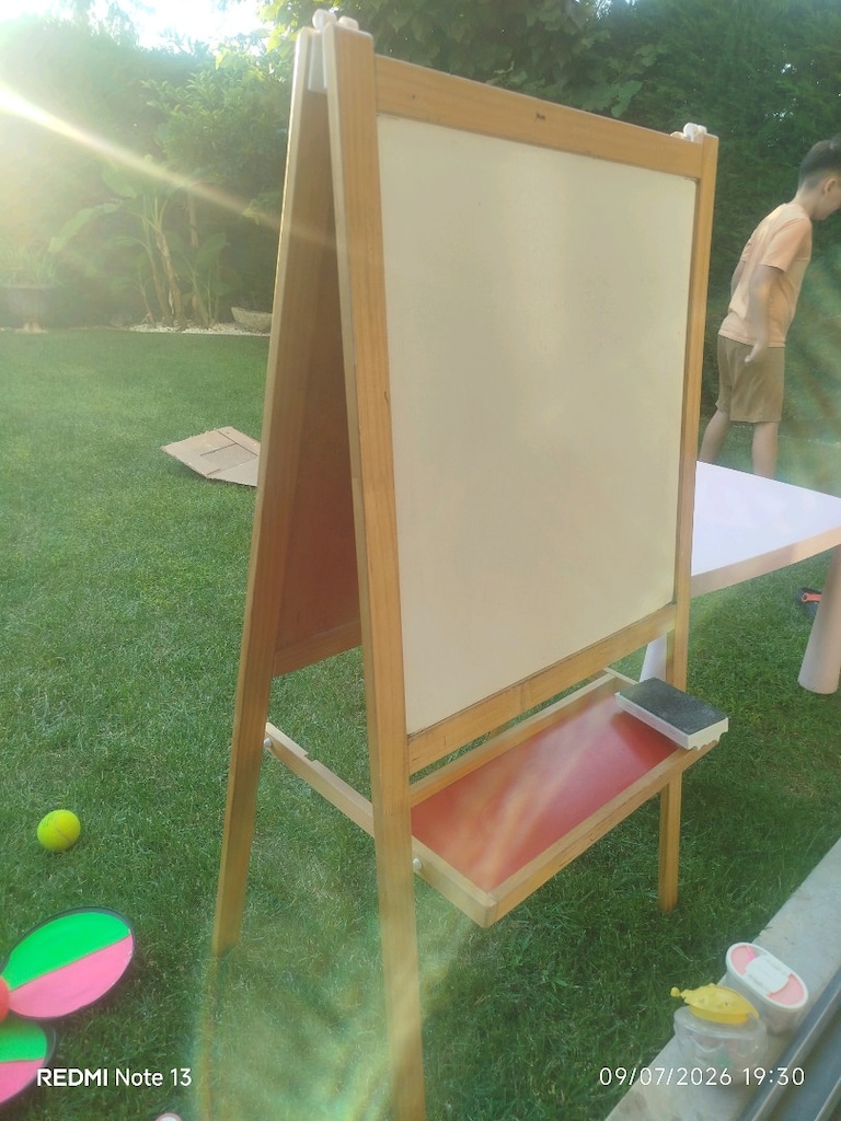 İmaginarium Ahşap Mutfak+Ikea oyuncak dolabı+ masa + yazı tahtası - 4
