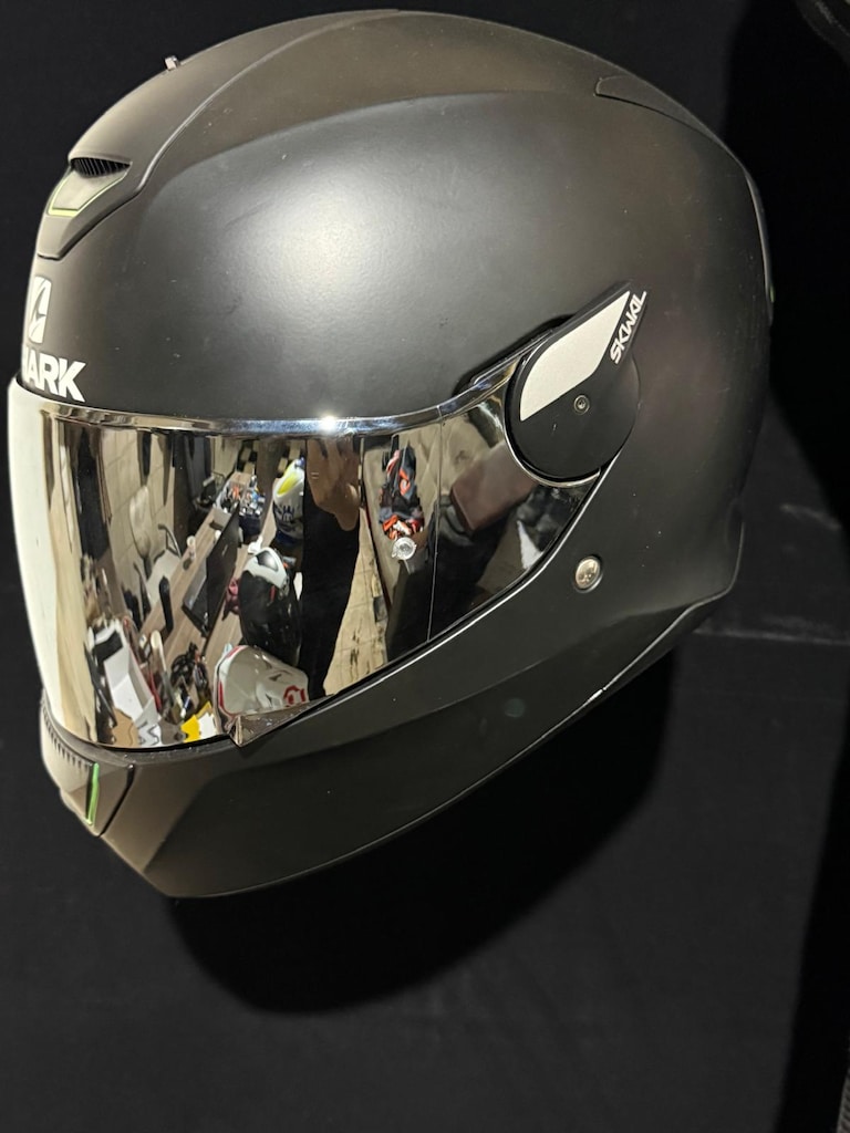 Shark Skwal Motosiklet Kaskı (Entegre LED Sistemli - Temiz) - 3
