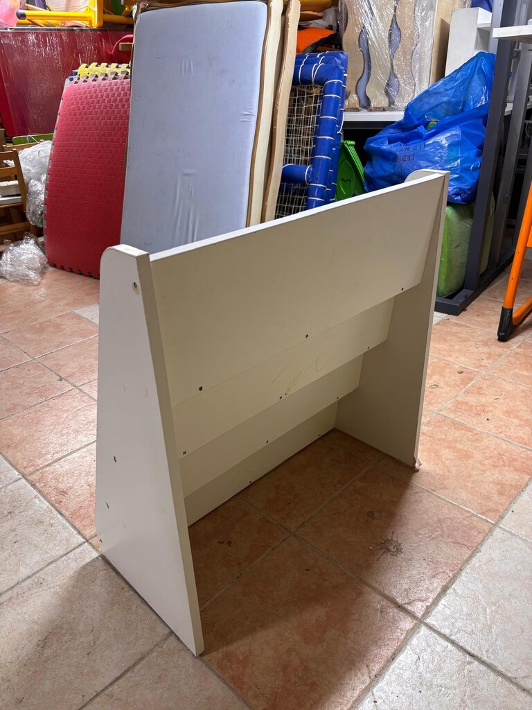 KLAS OFİS ÜSKÜDAR 4 RAFLI BEYAZ KİTAPLIK 75x75x200 CM - 4