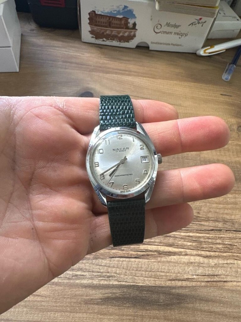 Nacar kurmalı saat Vintage - 3