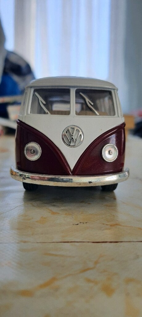 kinsmart 1962 volkwagen classic bus döküm otobüs araç araba ( Sıfır) - 9