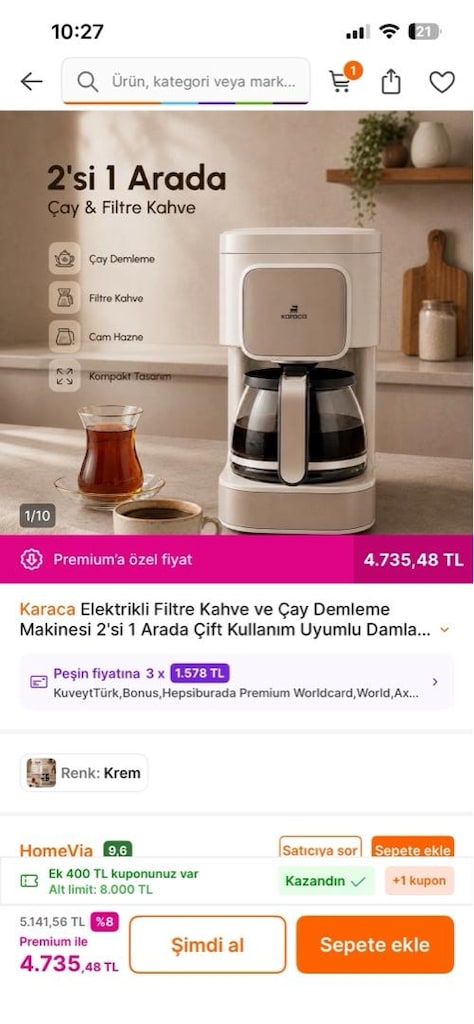 Karaca 2in1 Kahve Makinesi - 3