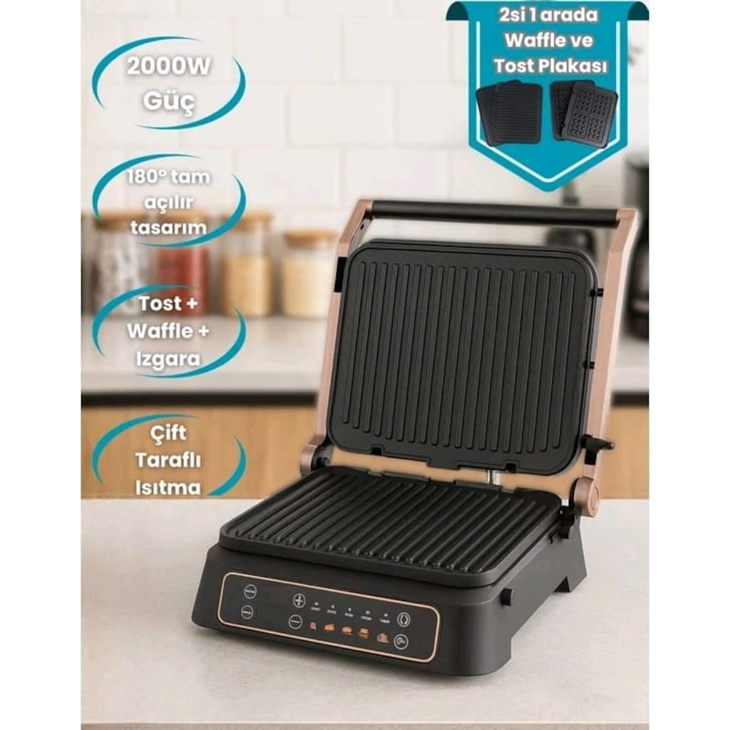 Yasomi Profesyonel Tost ve Waffle Makinesi - 7