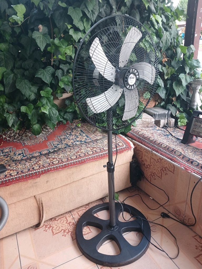 SERNA 18 INC KADEMELI VANTİLATÖR SAĞA SOLA DÖNÜYOR GÜÇLÜ KALİTELİ - 3