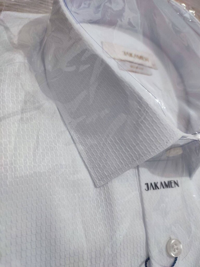 Orjinal Jakamen M Slim Fit Kisa Kol Beyaz Gömlek - 3