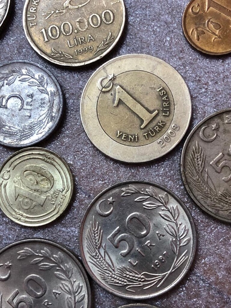 Koleksiyonerler için eski madeni para (Türk Lirası) - 10