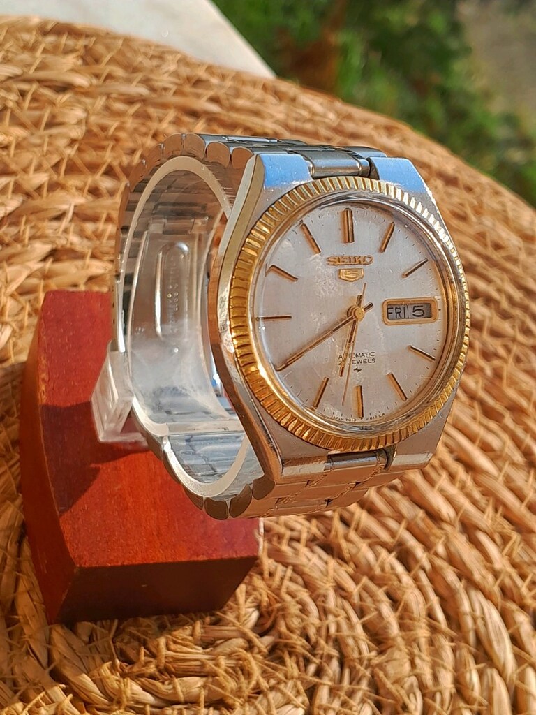 ALTIN KAPLAMA ROLEX BEZEL SEİKO OTOMATİK 7019 KOLEKSİYONLUK - 3