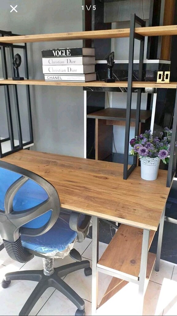 çalışma masası ve kitaplık - 3