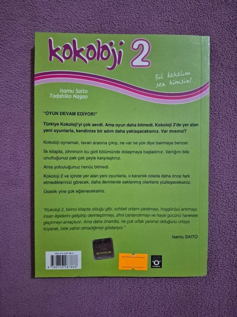 KOKOLOJİ 2 - ISAMU SAITO TADAHIKO NAGAO - 2