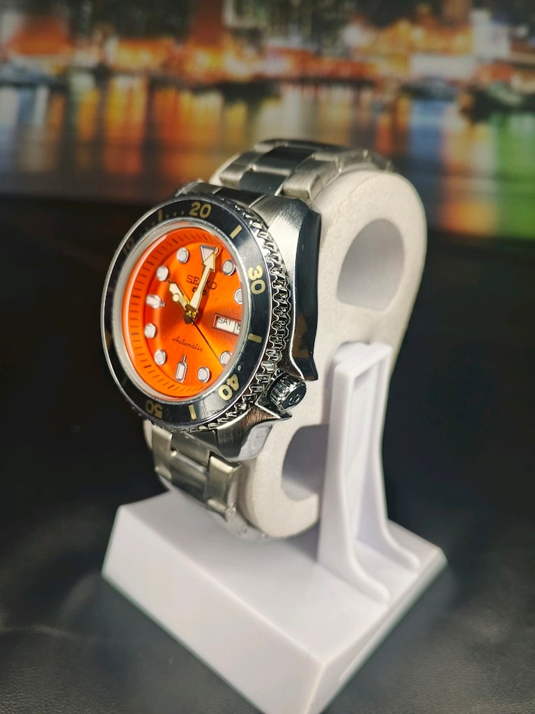 turuncu içi otomaatik seiko - 2