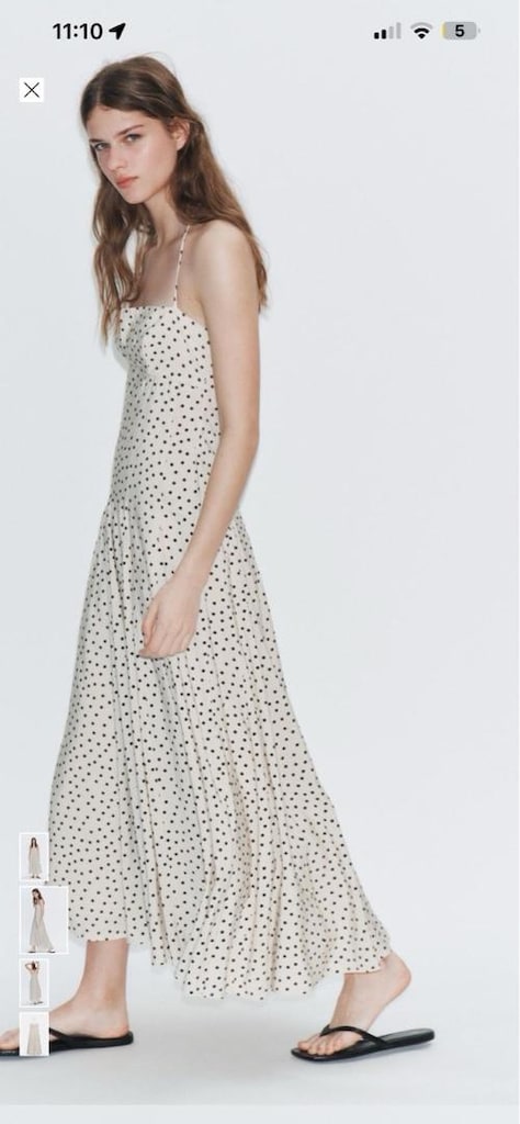 Zara yeni sezon puantiyeli elbise - 3