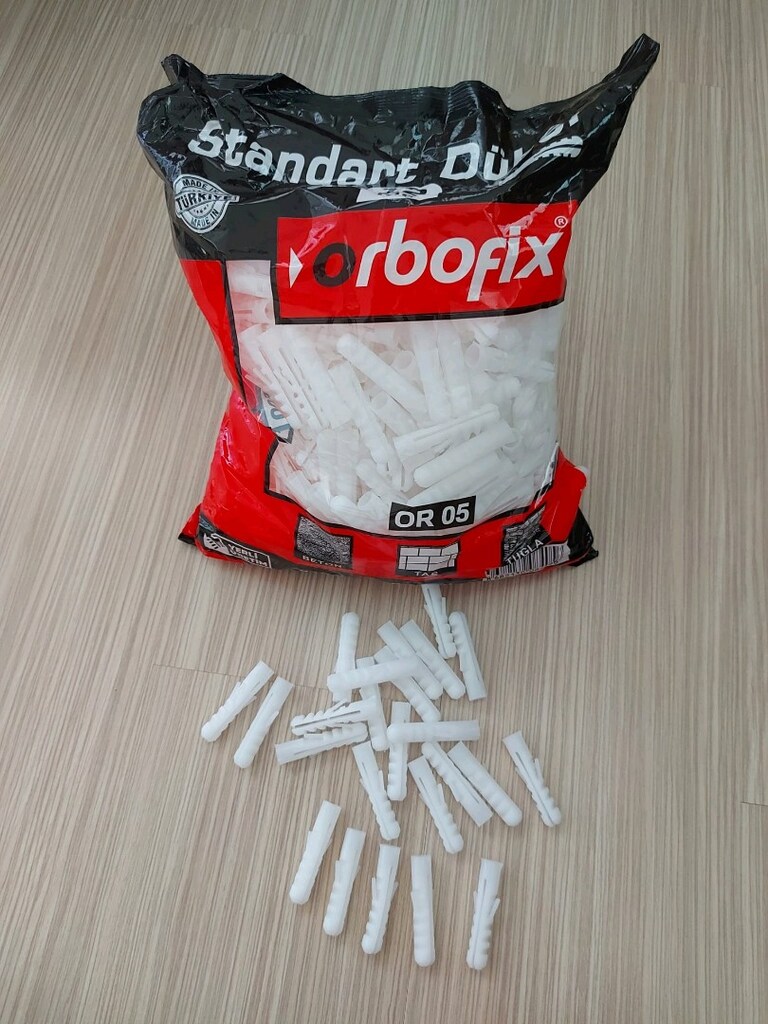 12 mm.200 Adet Plastik Dübel - 9