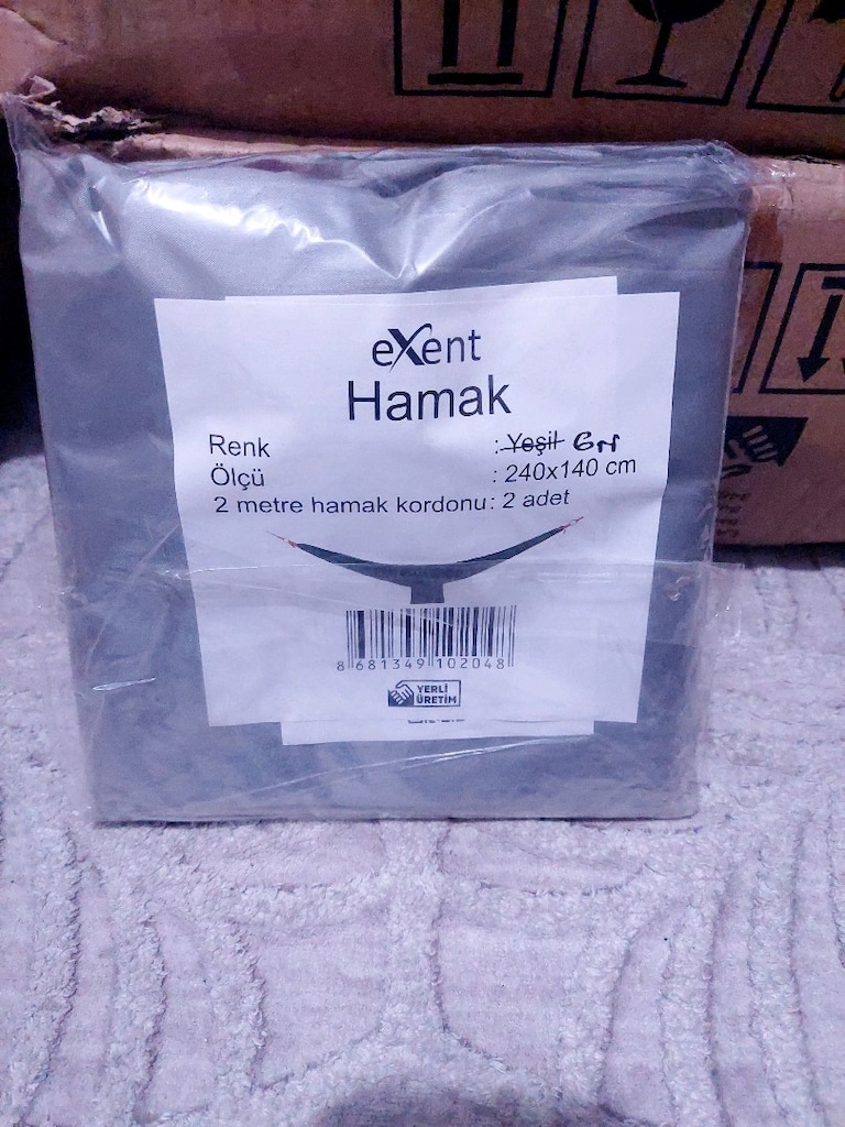 Kamp Hamağı GRİ - 4