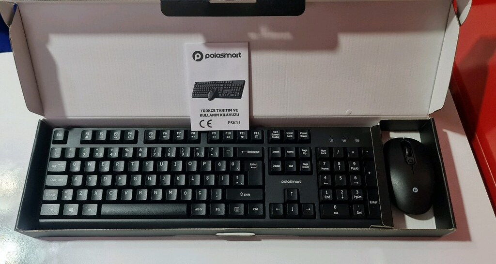 Polosmart PSK11 kablosuz klavye ve Mouse set. Sıfır kutusunda. - 10