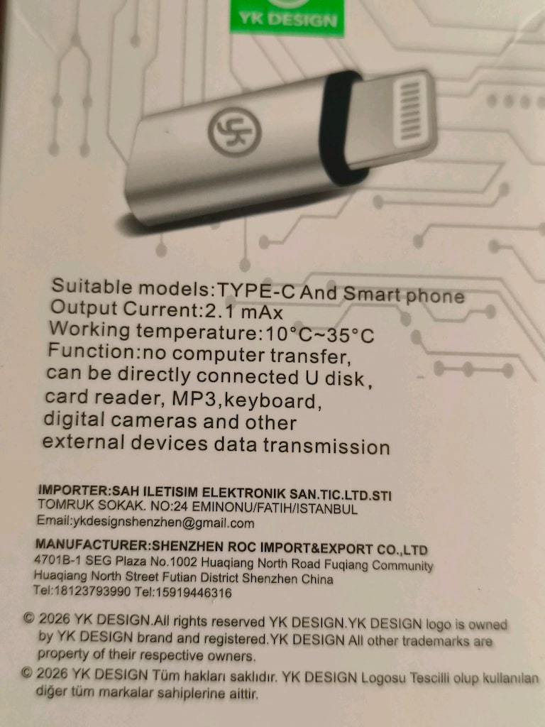 TYPE -C şarj kablosunu iPhone şarja çeviren aparat - 3