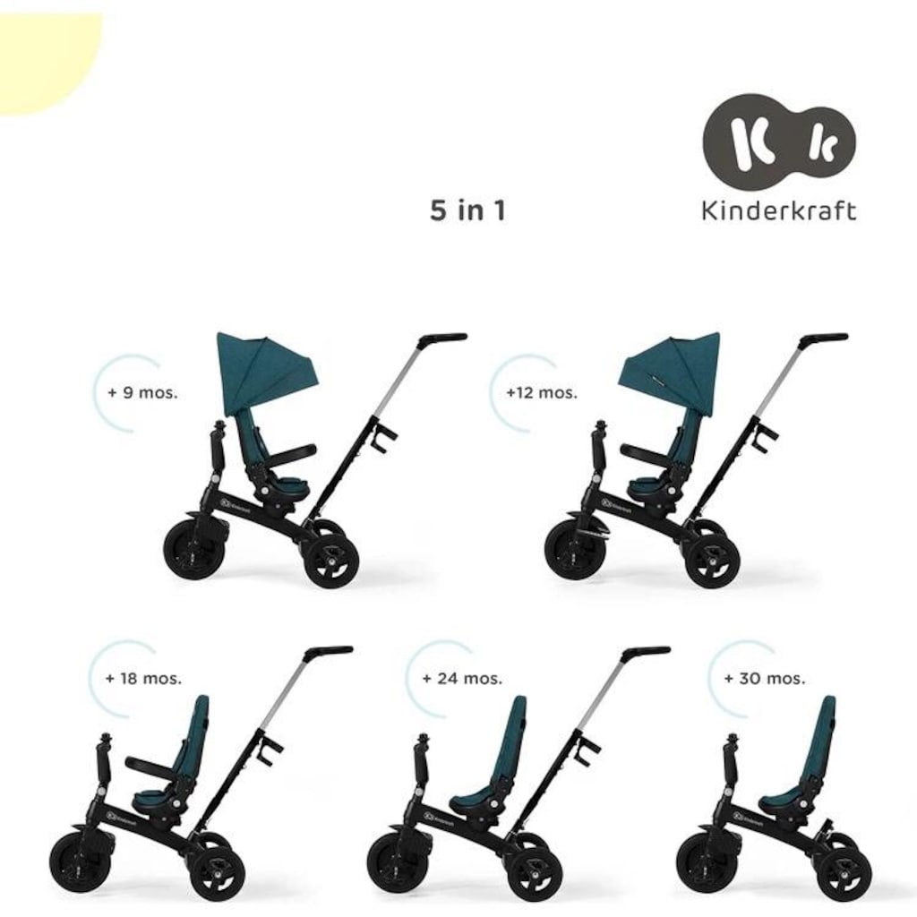 kinderkraft 5 in 1 bisiklet - 2