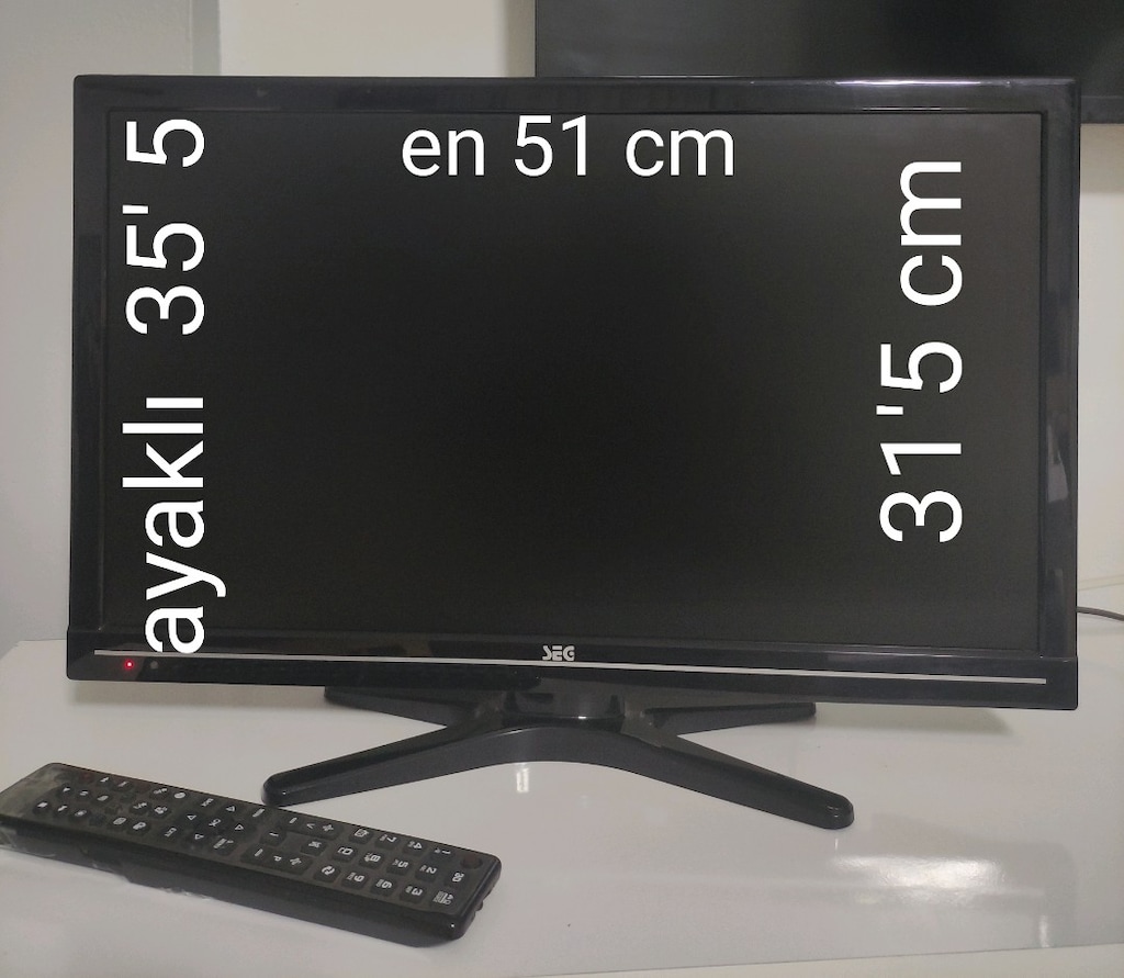 LED TV 55 ekran uydu alıcılı sorunsuz temiz - 3