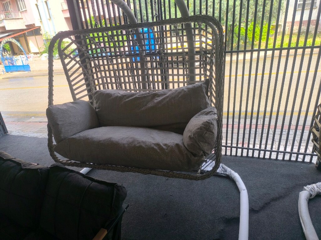 rattan salıncak sıfır ürün - 2