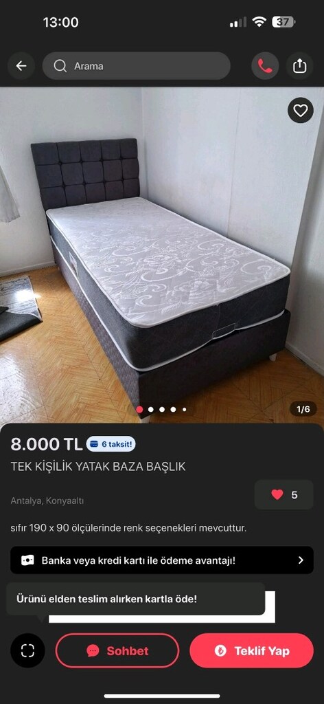 TEK KİŞİLİK YATAK BAZA BAŞLIK - 8