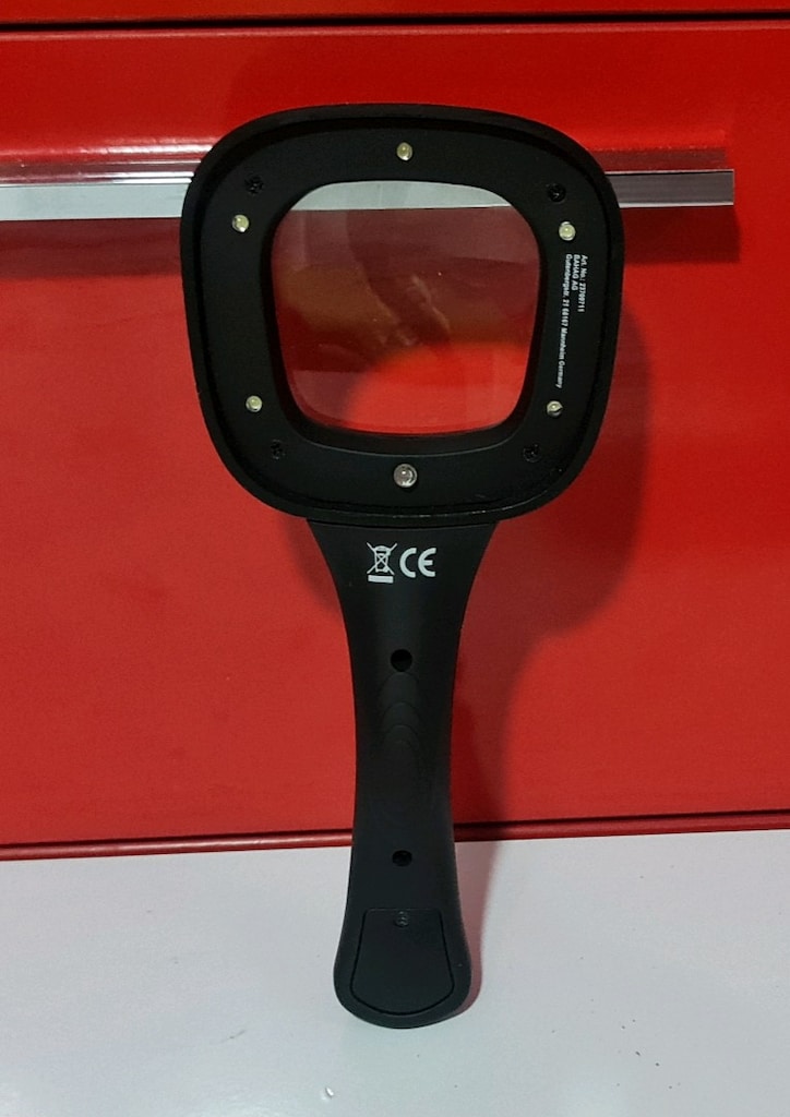 WİSENT 5 led 2,5 x ışıklı büyüteç. Sıfır, - 4